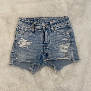 American Eagle, next level stretch, ripped jeans shorts. Fairly new condition